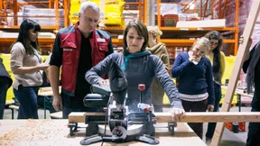 Einfach den Kochlöffel in den Bohrer schrauben