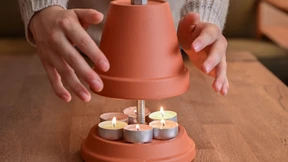 Feuerwehr warnt vor Teelichtöfen