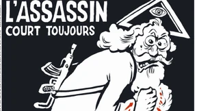 Ein mordender Gott auf der Jubiläumsausgabe von Charlie Hebdo