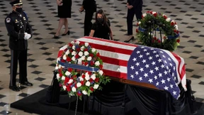 Ruth Bader Ginsburg im Kapitol aufgebahrt