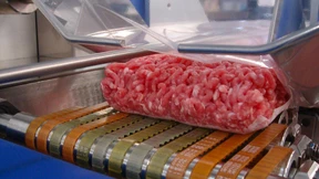 Hackfleisch ist ganz schön gebeutelt