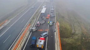 29 Verletzte bei Massenkarambolage auf A7