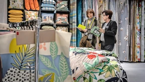 Heimtextil mit vielen Chinesen