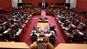 Der „Täter“ im Parlament