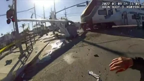 Polizisten retten Verletzten in letzter Sekunde aus Kleinflugzeug