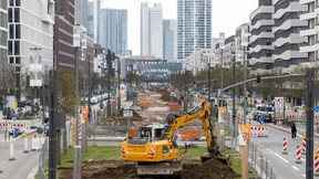 Die U-Bahn im Europaviertel kommt an die Oberfläche