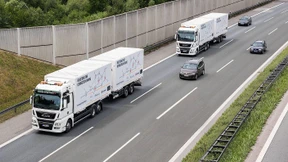 Lastwagen zwischen München und Nürnberg fahren jetzt selbständig