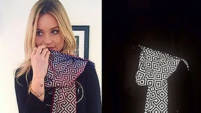 Der Anti-Paparazzi-Schal