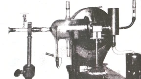 Silberne Strahlen, die sich verzweigen