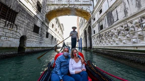 Die ersten Touristen kehren zurück nach Venedig