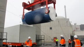 Brennelemente in Zwischenlager transportiert