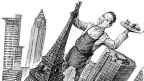 In Frankfurt steht ein Eiffelturm