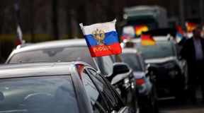 Prorussischer Autokorso deutlich kleiner als erwartet