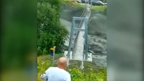 Gewaltige Schlammlawine in der Schweiz