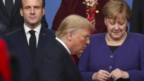 Merkel und die vier Präsidenten von Amerika