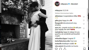 Miley Cyrus und Liam Hemsworth in Hochzeitsmontur