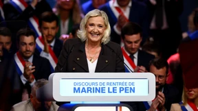 Marine Le Pen geht bei den Präsidentschaftswahlen in Frankreich für die Partei Rassemblement National ins Rennen.