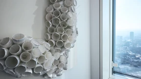 Kunst-Event im Wolkenkratzer