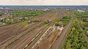 Ein Schienengüterprojekt der Superlative