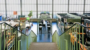 Verkauf in der Kleinmarkthalle geht trotz Sanierung weiter