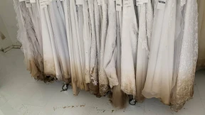 „Die Hälfte der Kleider ist zerstört“