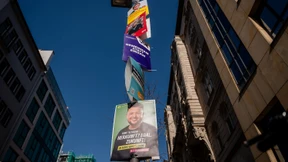 Wahlkampf in schwindelerregender Höhe