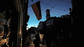 In der Ukraine wird es dunkel