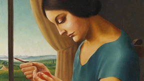 Häkeln  vorm Fenster