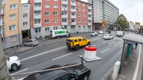 Selbst im Sommer stiegen die Stickoxidwerte in Frankfurt