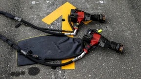 Beim Boxenstopp an den gedeckten Imbisstisch