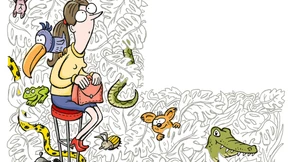 Überall im Dschungel