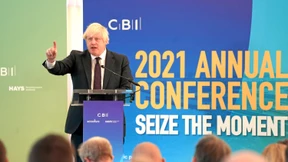 Boris Johnson hält kuriose Rede