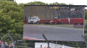 Räikkönen verletzt sich bei heftigem Unfall