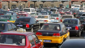 Autos, so weit das Auge reicht