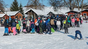 Ausgelassene Feiern in Skigebiet Sakopane