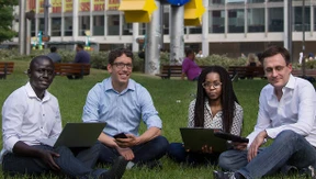 Ein kleiner Punkt auf der Start-up-Karte