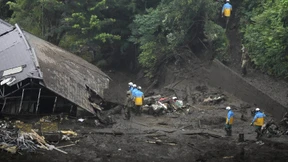 Tote nach Erdrutsch in Japan