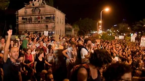 Die Zeltstädte schrumpfen