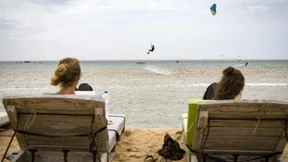 Früheres Kriegsgebiet jetzt Kitesurf-Paradies
