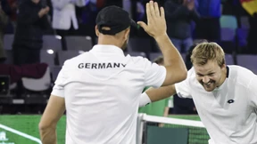 Deutsche Tennis-Helden in Harmonie