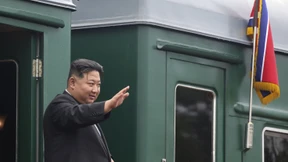 Nordkoreas Machthaber Kim auf dem Rückweg