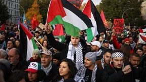 Tausende propalästinensische Demonstranten in Berlin