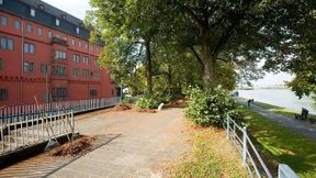 Der freie Blick auf den Main wäre zu gefährlich