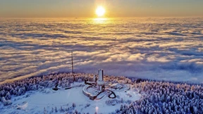 Mit der Gondel auf den Gipfel