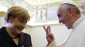 Papst musste Kanzlerin beruhigen 