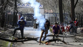 Brände in provisorischem Flüchtlingslager