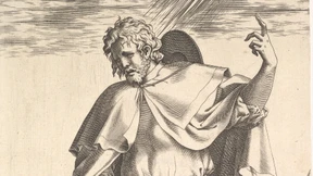 Hier fühlt er wie ein Gott in seinen Elementen sich