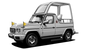 Papamobil: Messen auf Rädern