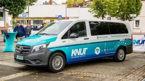 Im autonomen Shuttle unterwegs