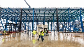 Der Neubau wird gleich eingemottet